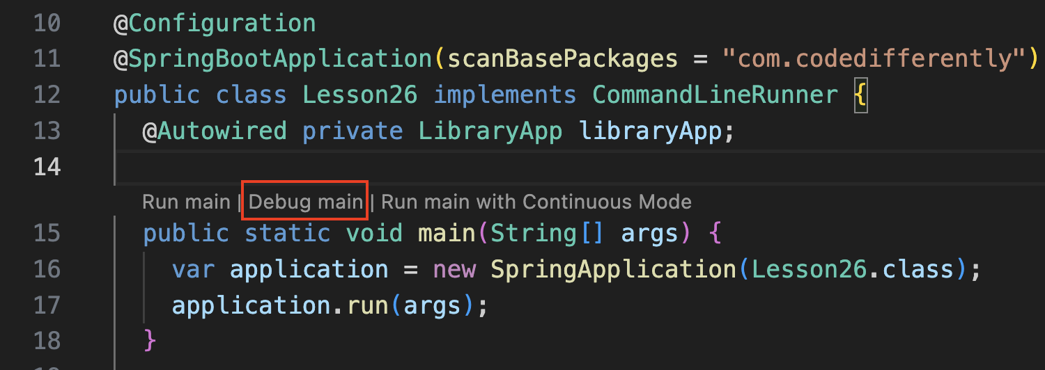 Debugging the API